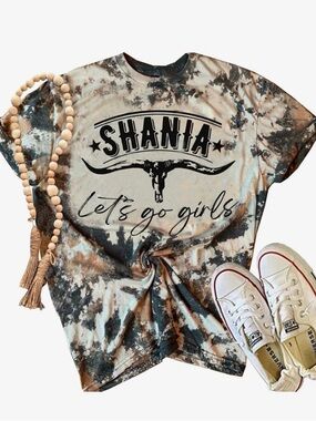 Let’s Go Girls Shania Twain Western Relaxed Fit T-shirt Medium Print